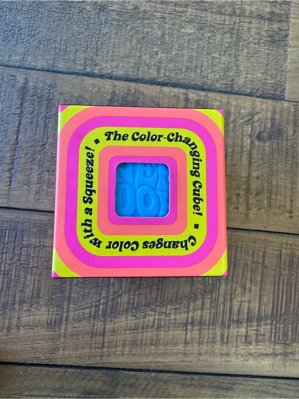 NeeDoh Color Change Cube - BLUE - NEW